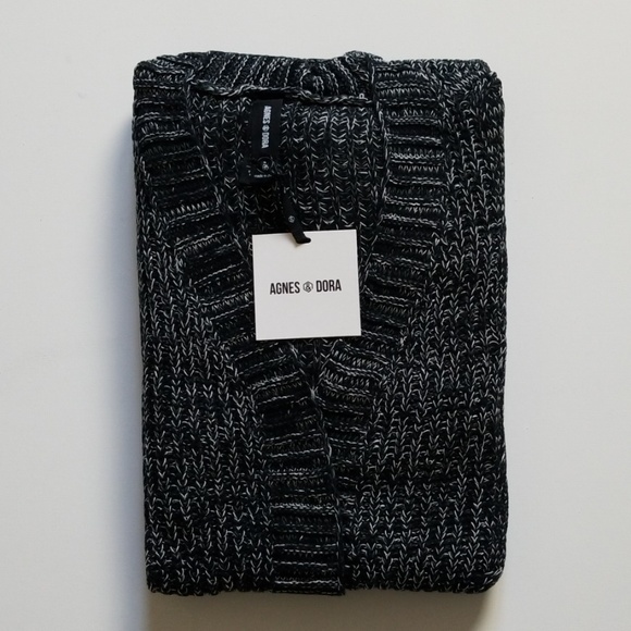 ❗ONE LEFT❗Agnes & Dora Black Dreamy Duster - Picture 3 of 4